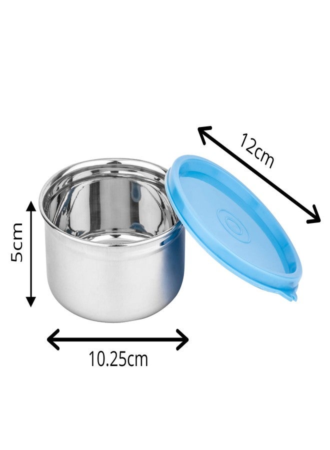 SUGAR Homeware Stainless Steel Lunch Box/Tiffin Carrier/Lunch Carrier/Tiffin Box/Tiffin for School, Office and Gifting (400 ml, Set of 1, Assorted) - Image 2